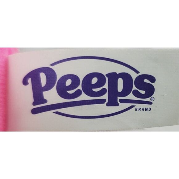 Peeps Ballet Bunny Plush Pink w/Tutu Necklace Easter Spring Stuffed Animal - Picture 7 of 9